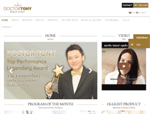 Tablet Screenshot of doctortonyclinic.com